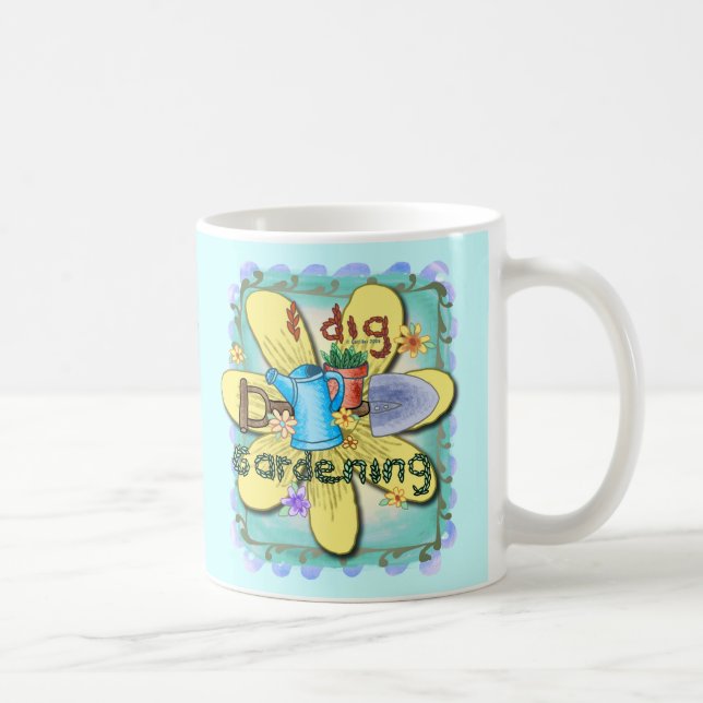 Ich mag Gartenarbeit Kaffeetasse (Rechts)