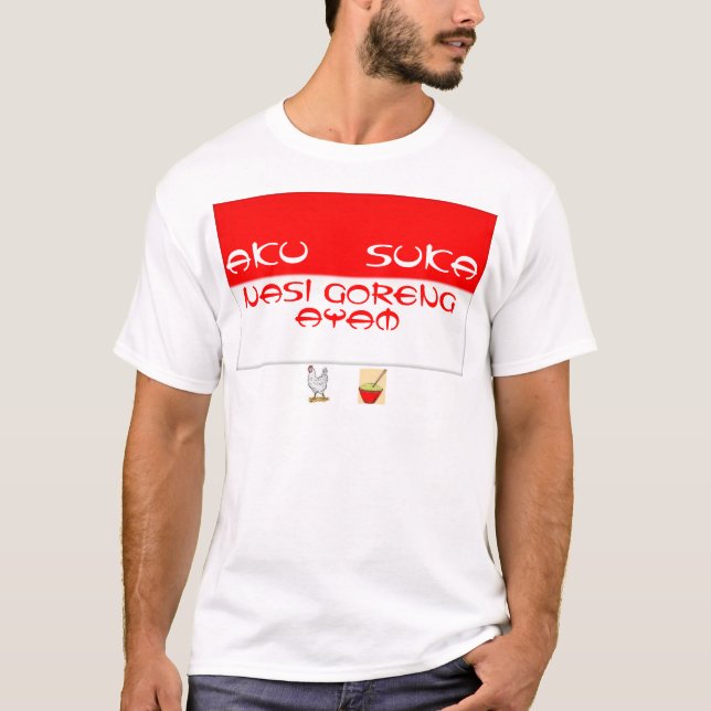 ich mag gebratenen Reis des Huhns T-Shirt (Vorderseite)