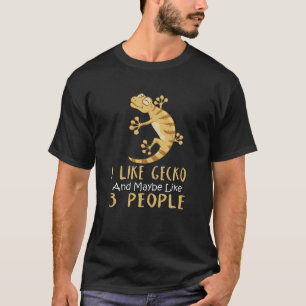 Ich mag Geckos und vielleicht 3 Leute Lizards Clot T-Shirt