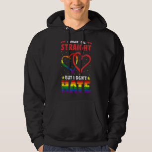 Ich mag gerade sein, aber ich hasse keinen LGBT-Ga Hoodie