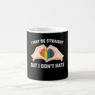 Ich mag gerade sein, aber ich hasse nicht schwul-l kaffeetasse