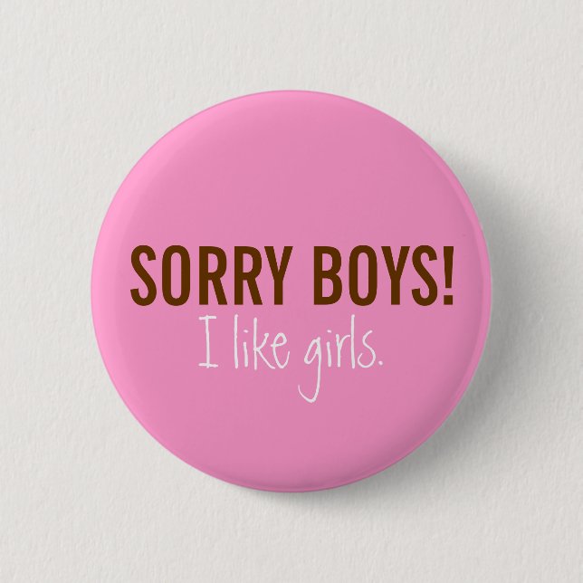 Ich mag Girls Buttons (Vorderseite)