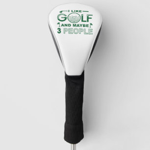 Ich mag Golf und vielleicht 3 Personen Headcover