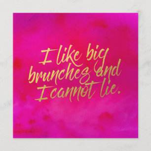 Ich mag große Brunches Einladungs-Pearl Shimmer Pa Einladung