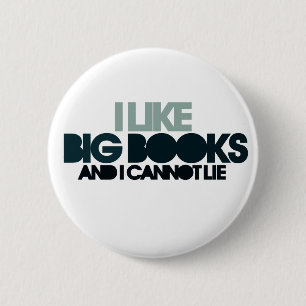 Ich mag große Bücher Button