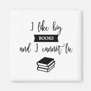 Ich mag große Bücher, Kühlschrankmagnet
