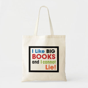 Ich mag große Bücher… Tragetasche