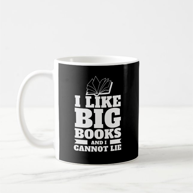 Ich mag große Bücher und ich kann nicht leben - bu Kaffeetasse (Links)