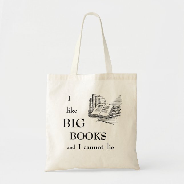 Ich mag große Bücher und ich kann nicht liegen Tragetasche (Vorne)