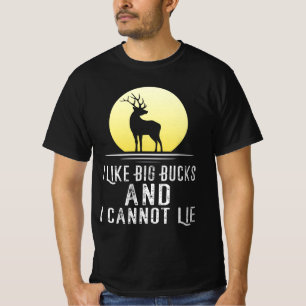 Ich mag große Bucks und ich kann keine lustige Ja T-Shirt
