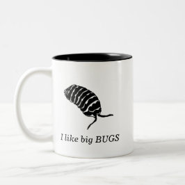 Ich mag große BUGS Zwei-Tone-Kaffee-Tasse Zweifarbige Tasse