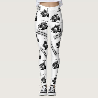 Ich mag große LKWs und ich kann nicht liegen Leggings