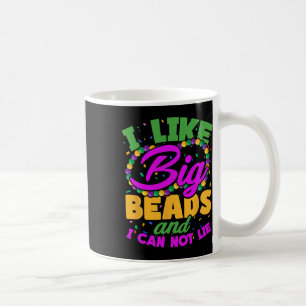 Ich mag große Perlen und ich kann keine lustigen M Kaffeetasse