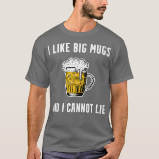 Ich mag große Tasse Funny Beer Lover IPA Craft Bee T-Shirt