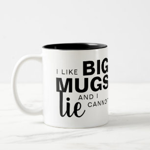 Ich mag große Tasse, ich kann keinen lustigen Spa Zweifarbige Tasse