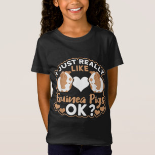 Ich mag Guinea einfach nur Schweine, okay? T-Shirt