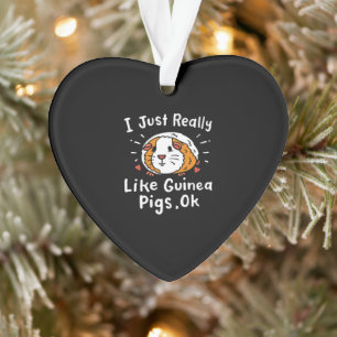 Ich mag Guinea Guinea Pig Kawaii Ornament