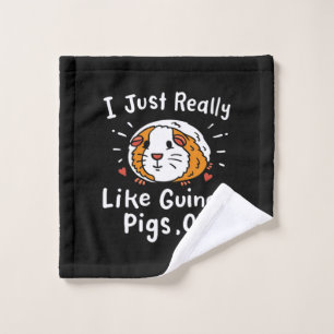 Ich mag Guinea Guinea Pig Kawaii Waschlappen