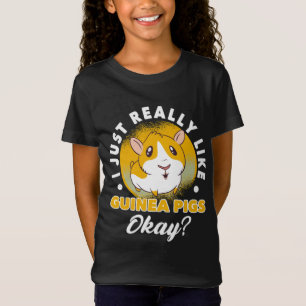 Ich mag Guinea-Schweine-Cavy-Roddent T-Shirt