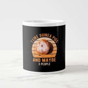 Ich mag Guinea Schweine Wheek Cavy Lover Guinea Ma Jumbo-Tasse