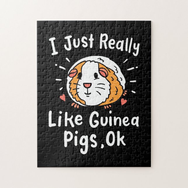 Ich mag Guinea Schweine wirklich (Vertikal)