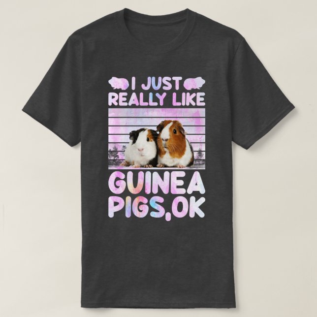 Ich mag Guinea Schweinefleisch sehr gut. T-Shirt (Design vorne)