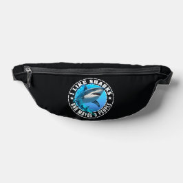 Ich mag Haie und vielleicht 3 Leute Bauchtasche
