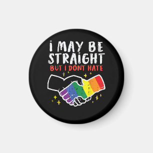 Ich mag hetero sein, aber ich hasse die Gay-Pride- Magnet