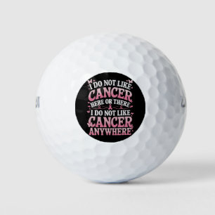 Ich mag hier oder da keinen Krebs Golfball