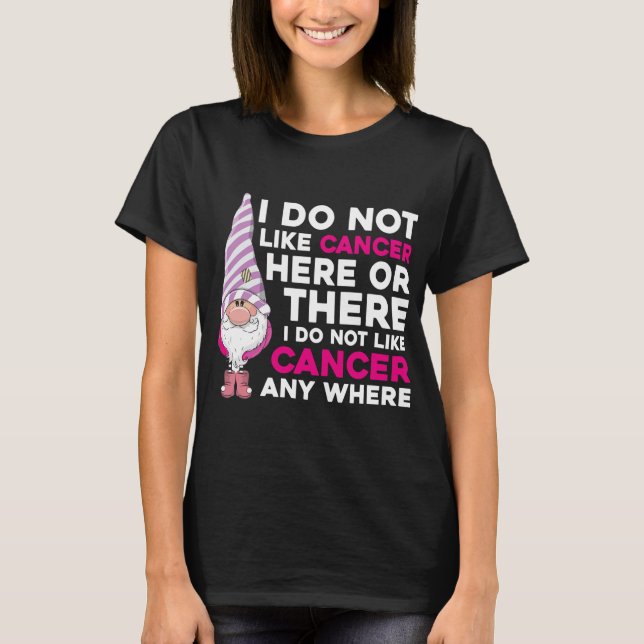 Ich mag hier oder da keinen Krebs T-Shirt (Vorderseite)