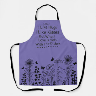 Ich mag Hugs und Kisses Schürze