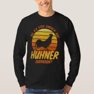 Ich mag Hühner Vintage Huhn Hahn Henne Huhn T-Shirt