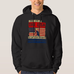 Ich mag in den USA leben, aber meine Geschichte be Hoodie