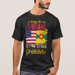 Ich mag in den USA leben, aber meine Geschichte be T-Shirt