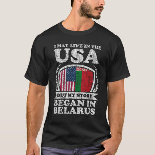 Ich mag in den USA leben, aber meine Geschichte be T-Shirt