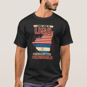 Ich mag in den USA leben, aber meine Geschichte be T-Shirt