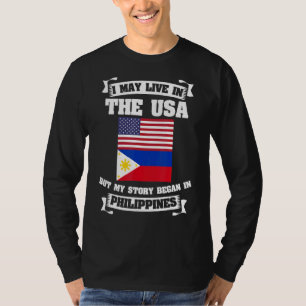 Ich mag in den USA leben, aber meine Geschichte be T-Shirt