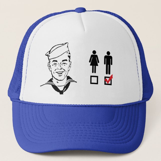 ICH MAG JUNGEN TRUCKERKAPPE (Vorderseite)