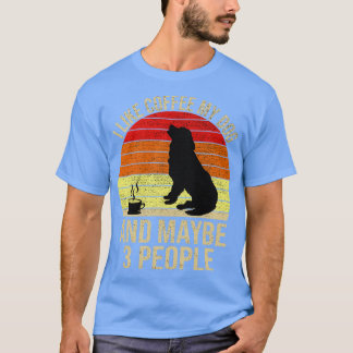 Ich mag Kaffee mein Hund und vielleicht 3 Leute T-Shirt