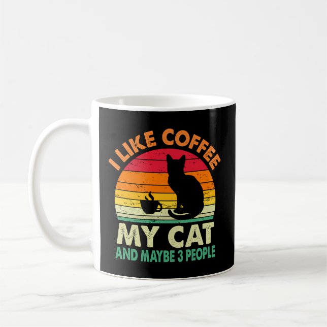 Ich mag Kaffee meinen Kaffee und vielleicht 3 Leut Kaffeetasse (Links)
