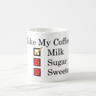 Ich mag... Kaffee mit Milchkaffee Tasse
