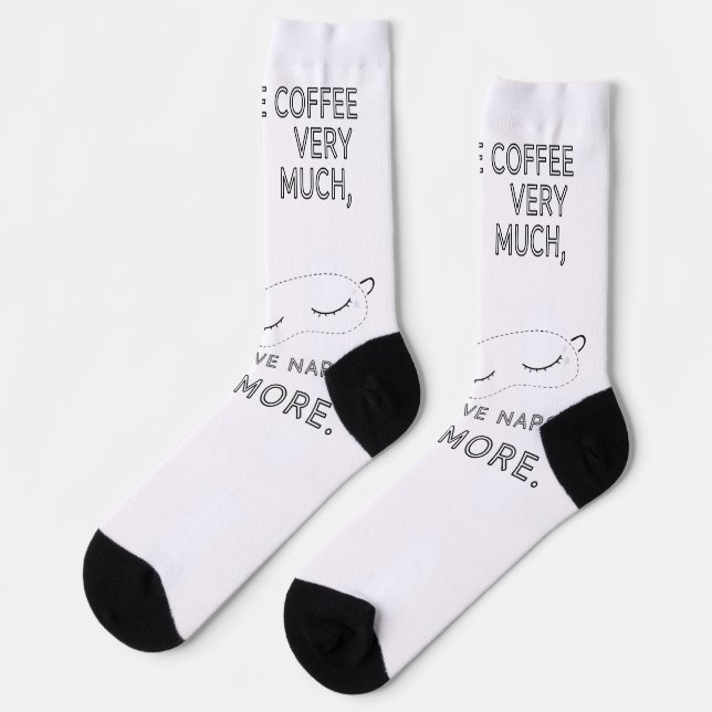 ICH MAG KAFFEE SEHR GERNE SOCKEN (Linkes Detail)