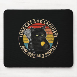 Ich mag Katzen und Lacrosse und vielleicht 3 Leute Mousepad
