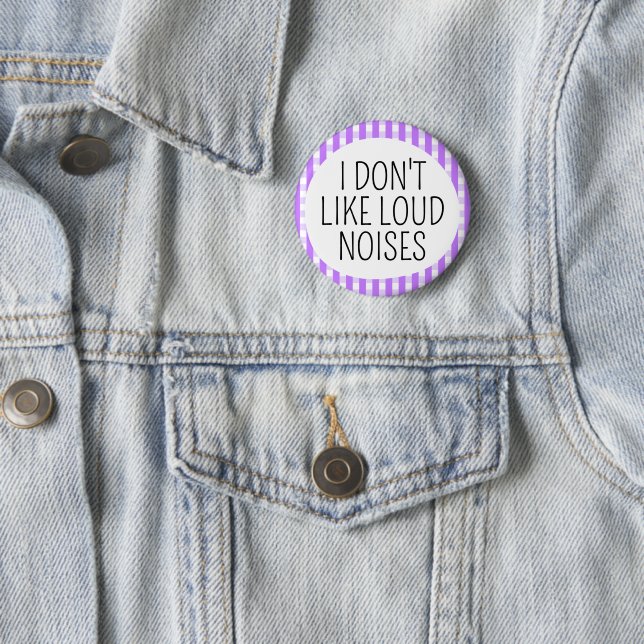 Ich mag keine lauten Geräusche Button (Beispiel)