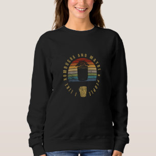 Ich mag Kombucha und vielleicht 3 Leute Funny Komb Sweatshirt