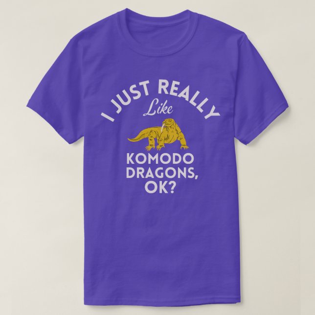 Ich mag Komodo Dragons wirklich, ok T-Shirt (Design vorne)