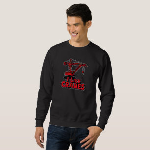 Ich mag Krane Sweatshirt