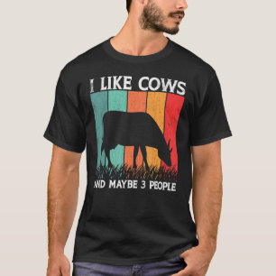 Ich mag Kühe   Süße Kuh Tier   Grafik T-Shirt