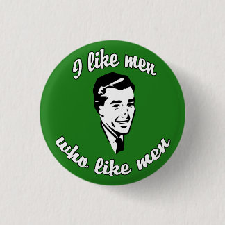 Ich mag Mannknopf Button