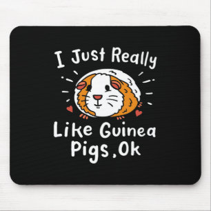 Ich mag Meerschweinchen Kawaii wirklich sehr Mousepad